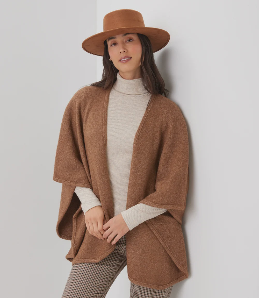 Shawl Sweater, Mocha