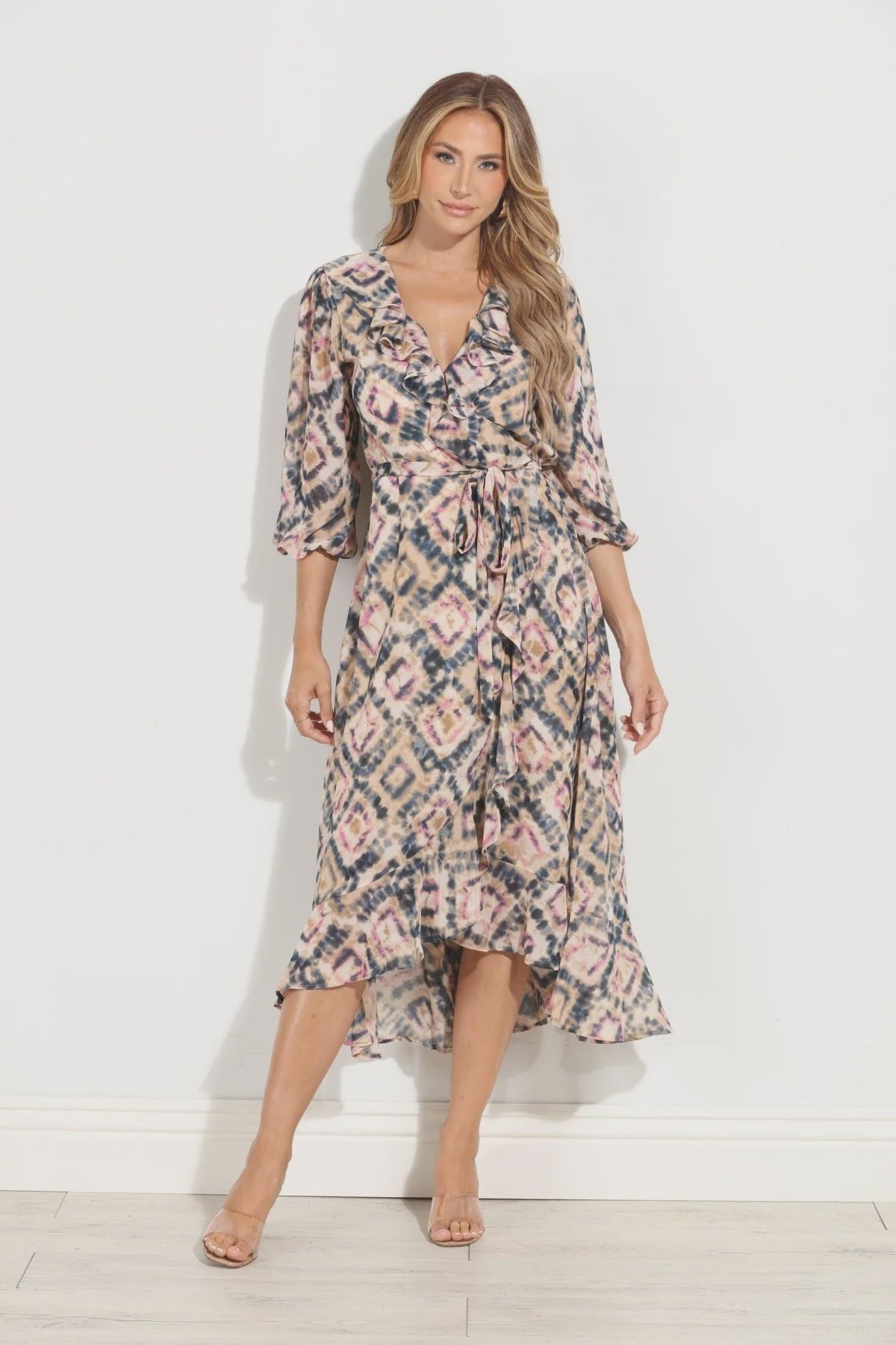 Chiffon Wrap Dress