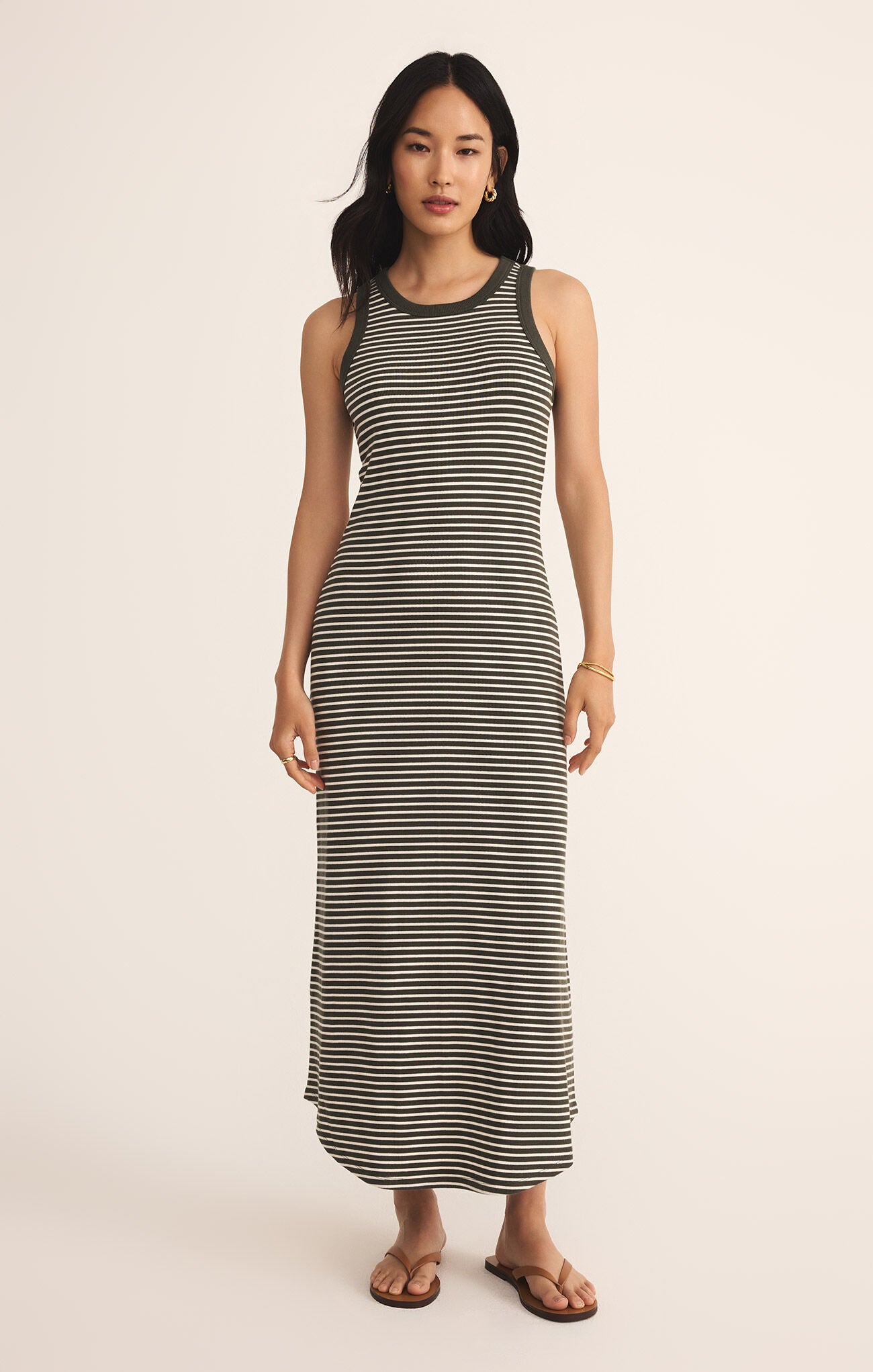 Goodwin Stripe Midi Dress