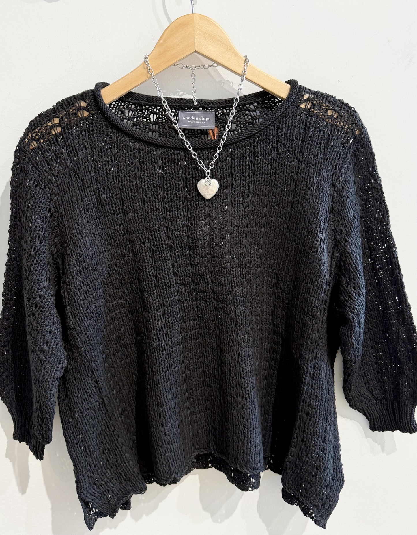 MIA 3/4 SLEEVE TOP COTTON