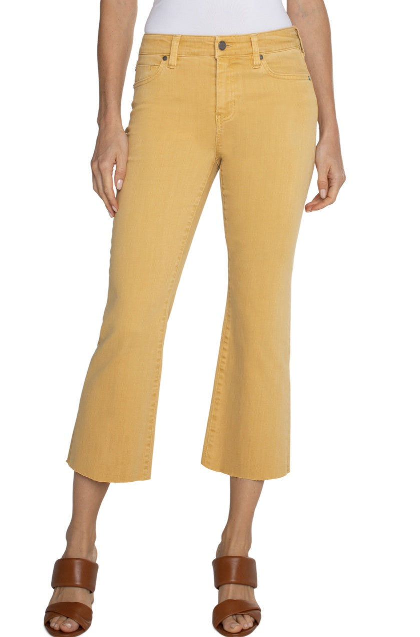 Sale!Hannah cropped flares crop hem 25.5 in