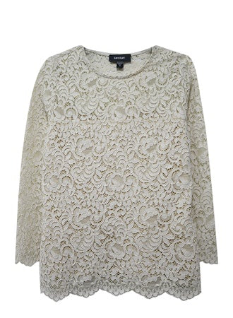 3/4 Sleeve Lace Top
