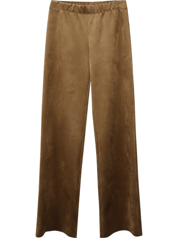 faux suede pant