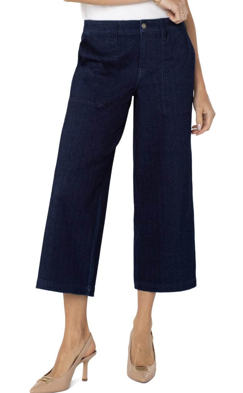 Sale! Wide Leg Cargo w Elastic bk