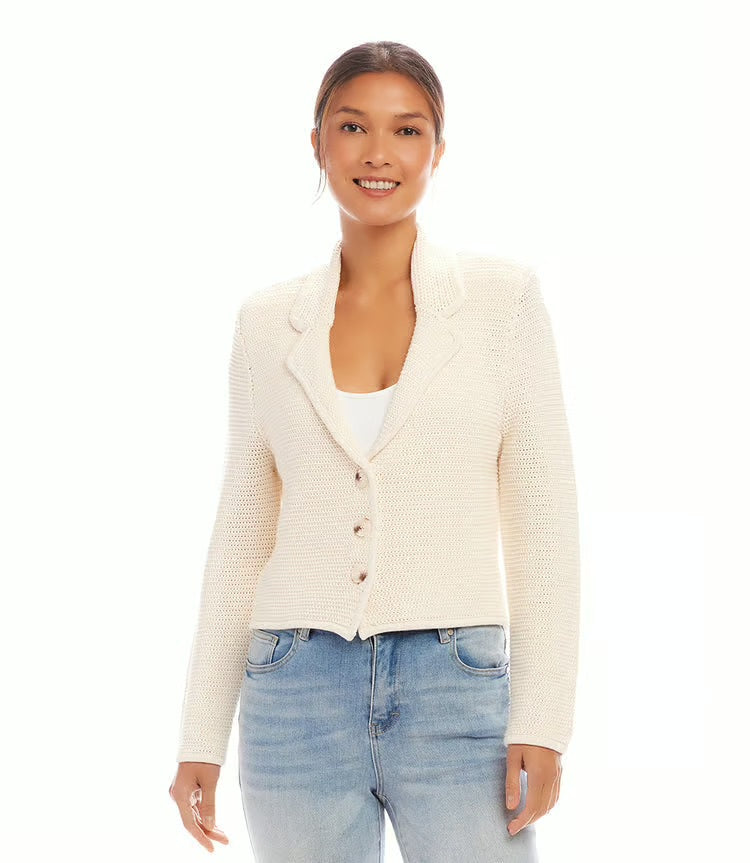 Sale! Button Up Blazer Sweater