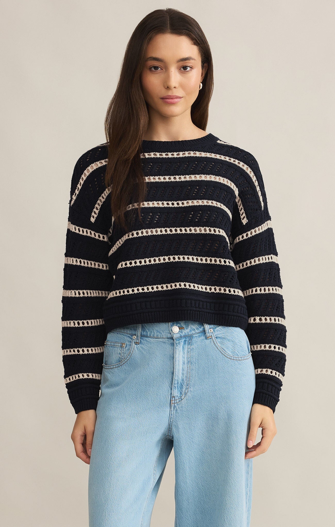 Sale! ESTERO STRIPE SWEATER