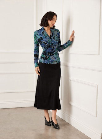 Drape Front Crossover Top