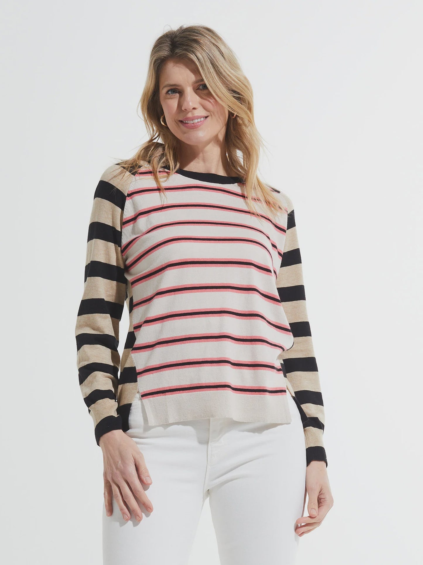 Raglan Stripe Sweater