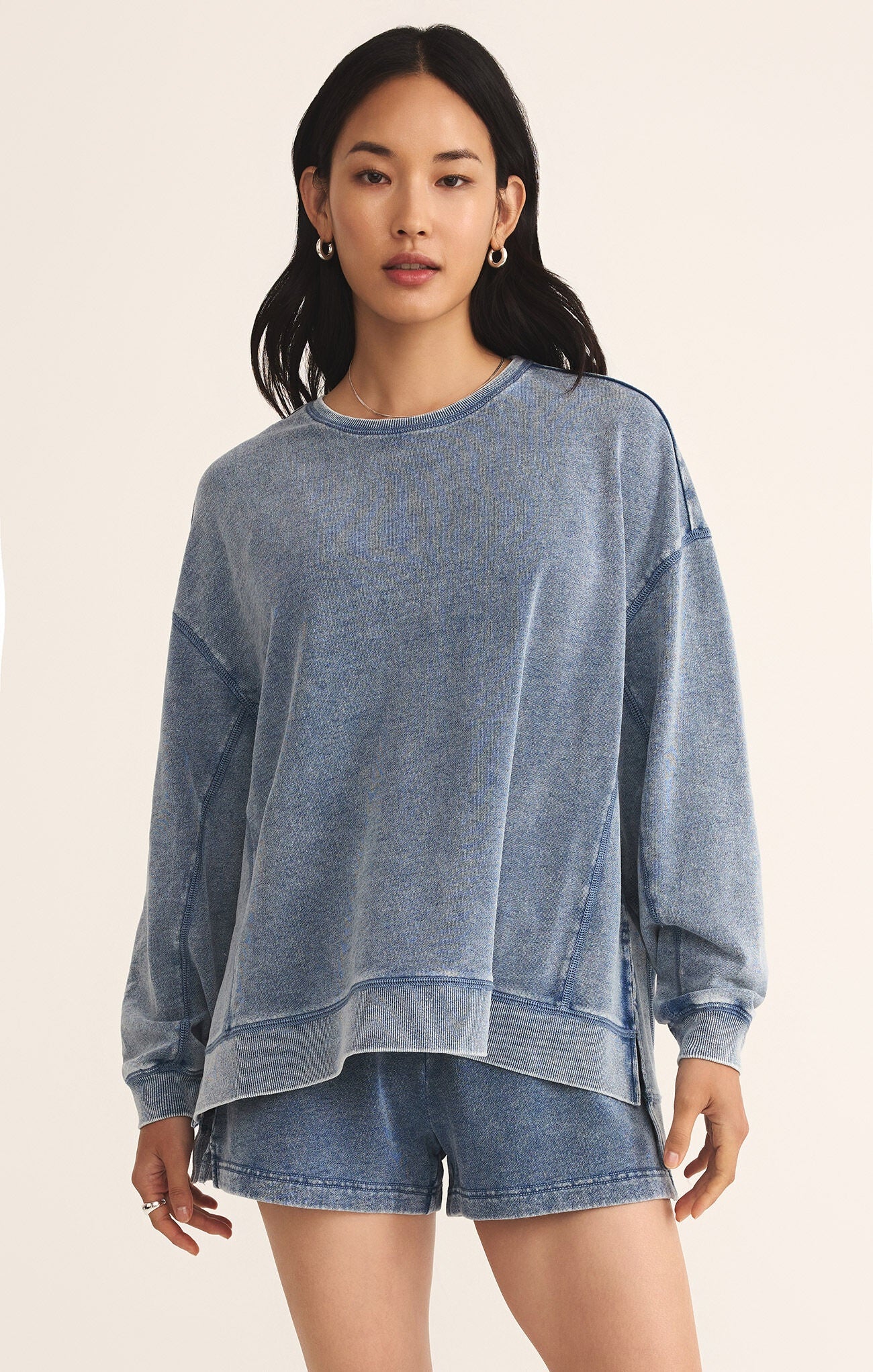 Knit Denim Modern Weekender