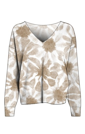 FLORAL HINT SUPERSOFT SWEATER