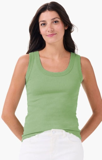 PERFECT KNIT RIB SCOOP TANK25