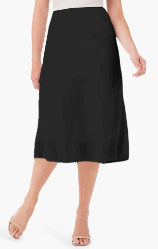 RUMBA LINEN SLIP SKIRT
