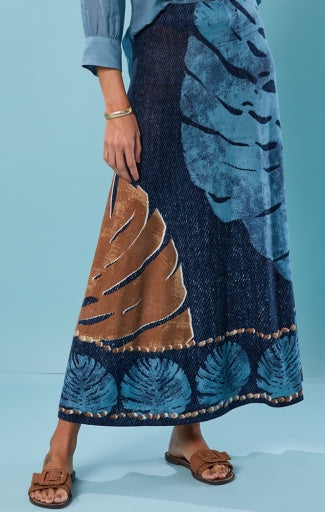 TWILIGHT FRONT KNIT SKIRT