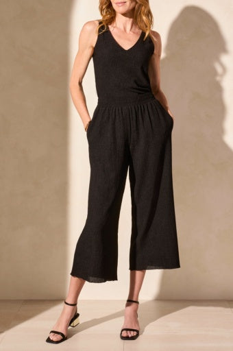 FLOWY PULL ON WIDE CROP PANT