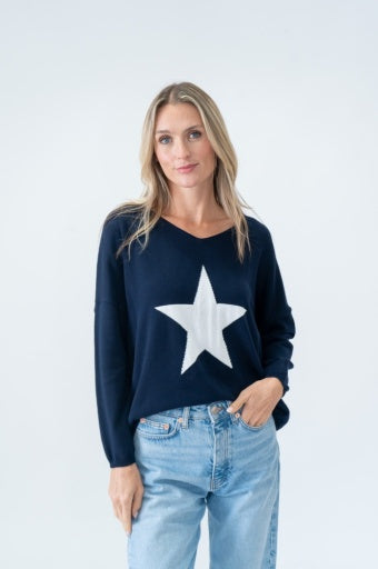 L/W STAR SWEATER | SHARON