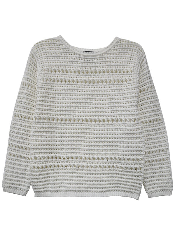 Boatneck Crochet Sweater