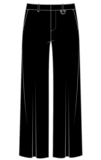 30.5" PONTE LENOX BUCKLE DETAIL PANT