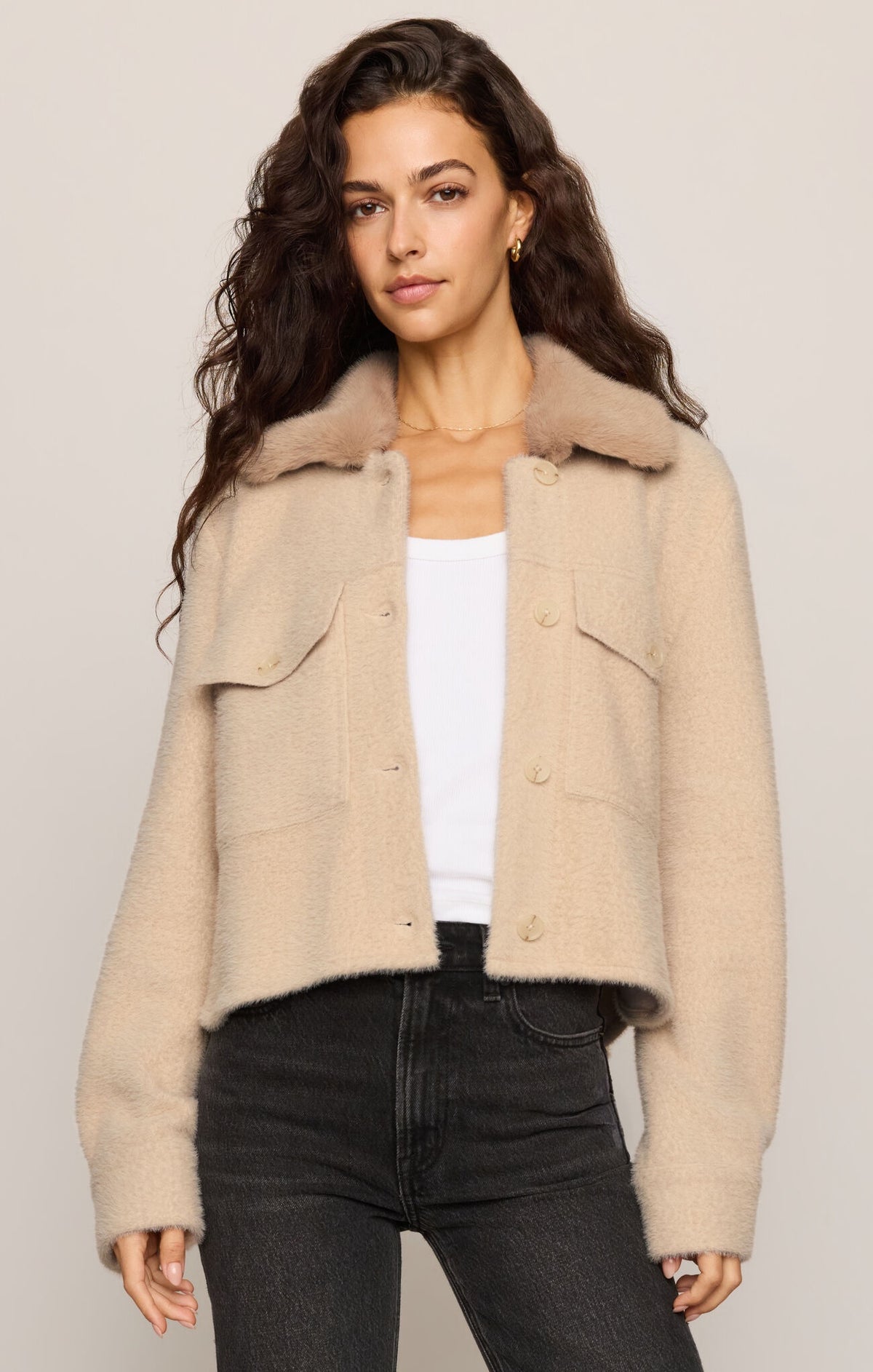Peyton Jacket, Soft Ecru