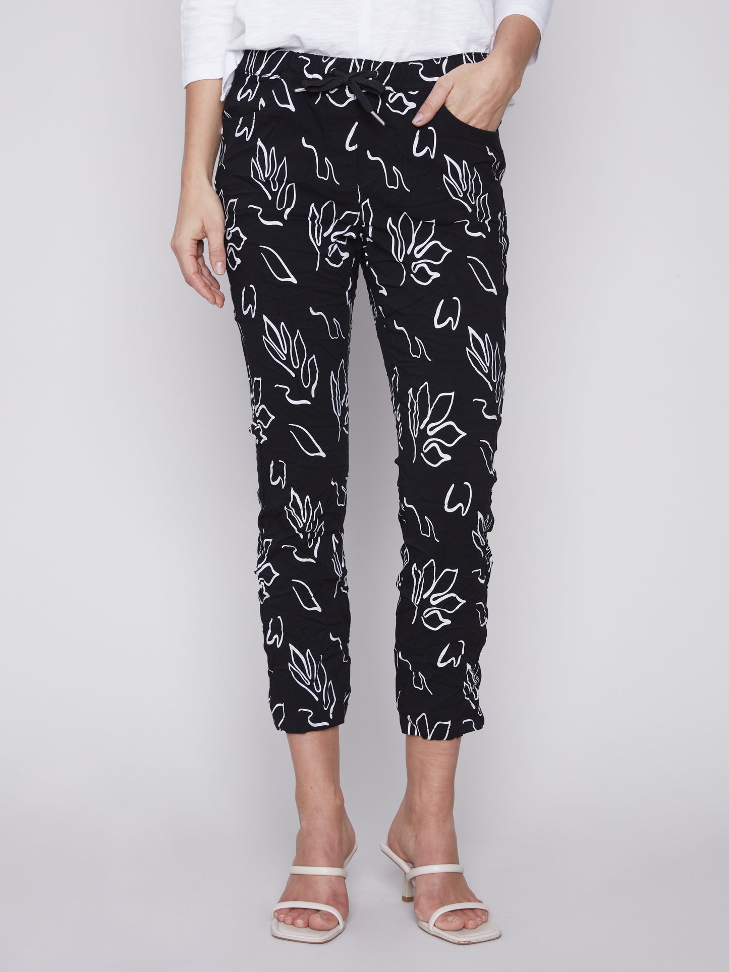 Sale!Crinkle Crop Jogger
