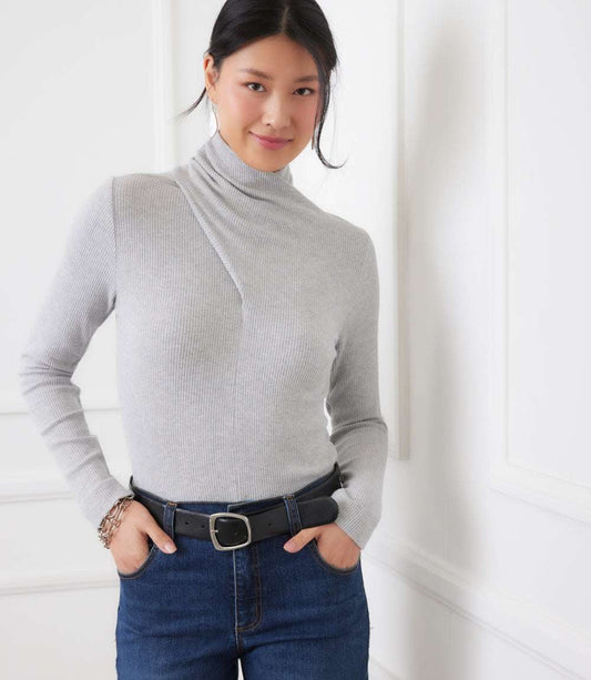 Ribbed Faux Wrap TN