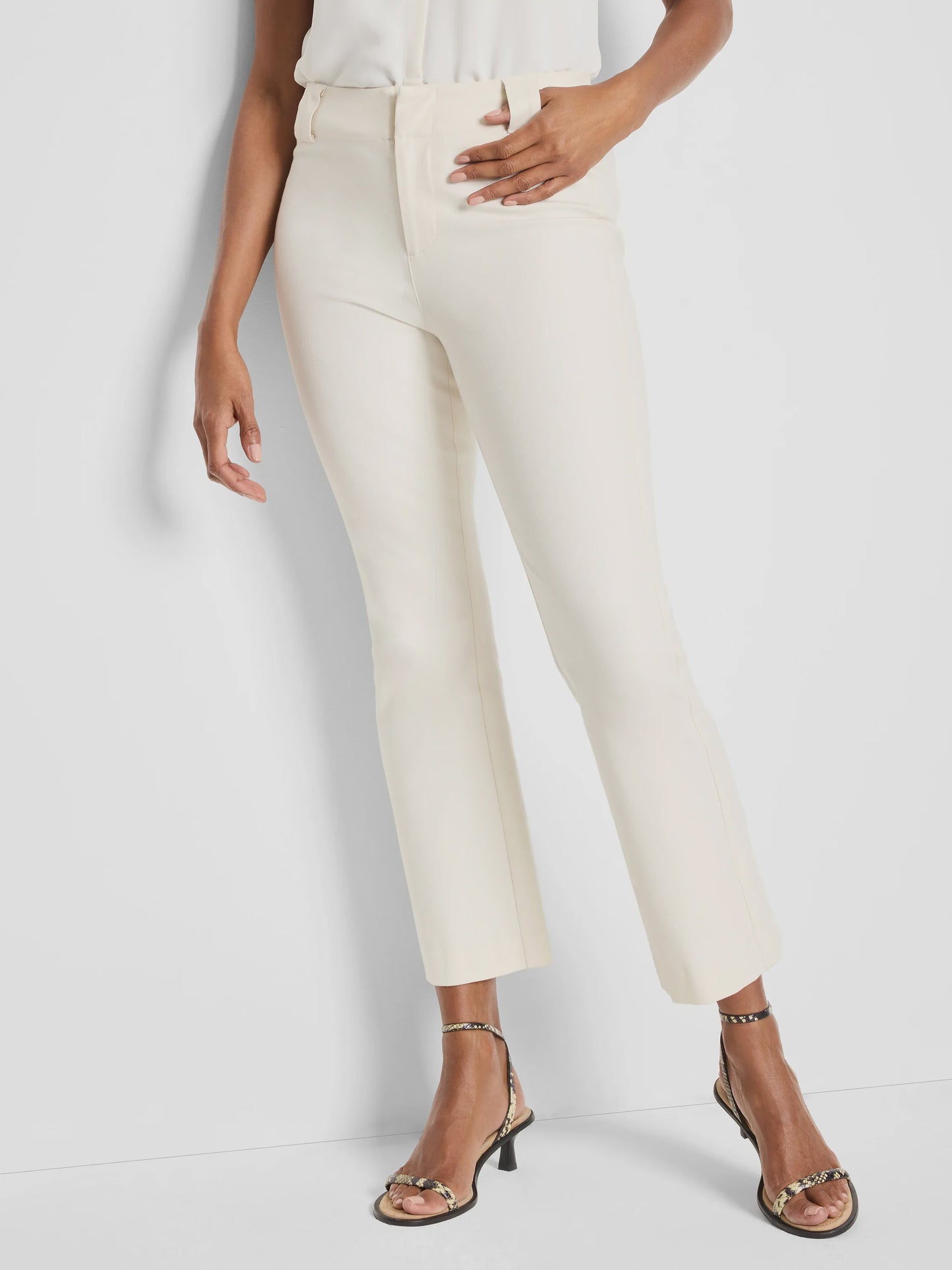 28" PLAZA DEMI BOOT COTTON BI-STRETCH PANT