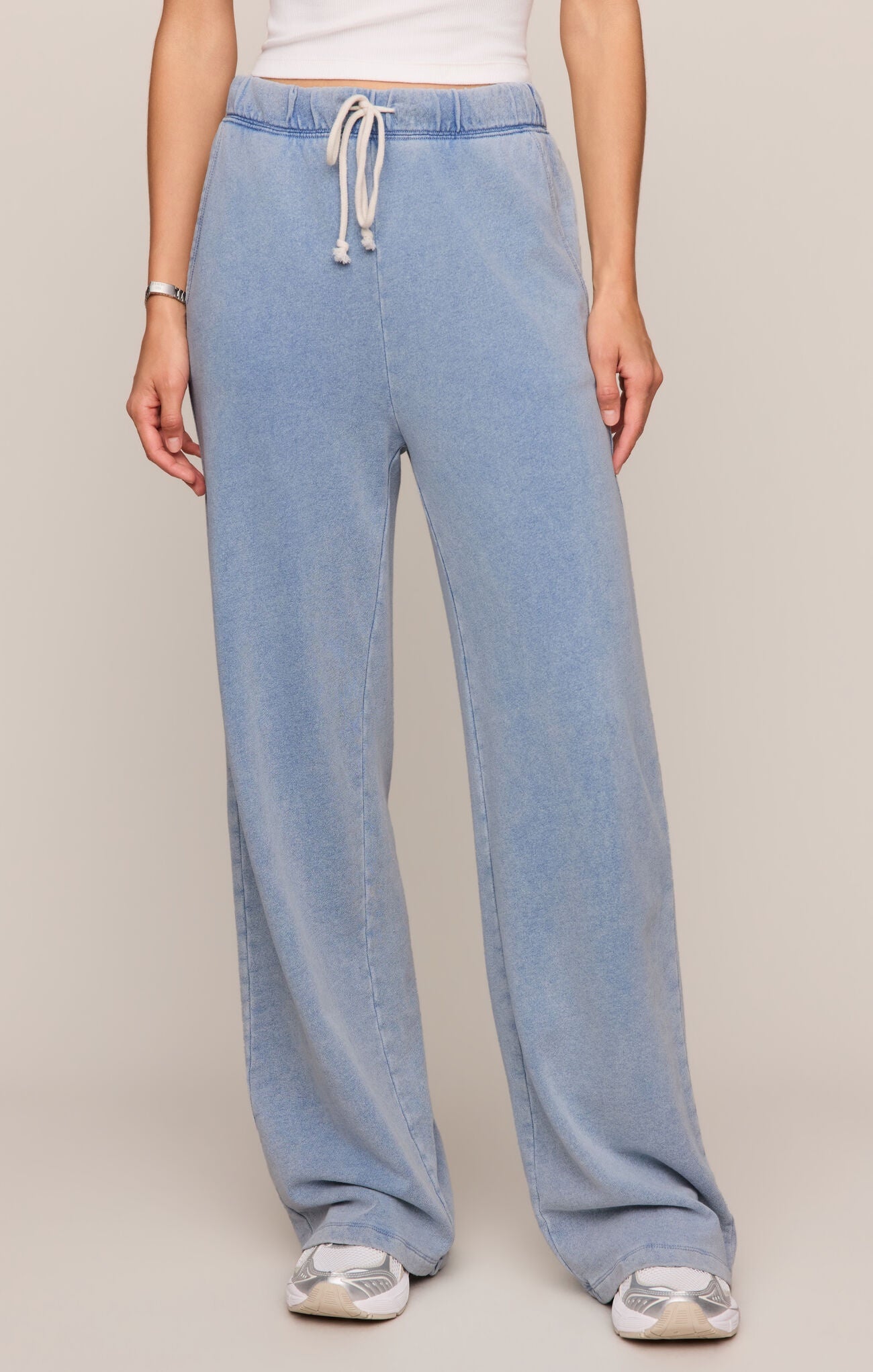 HUNTER KNIT DENIM PANT OCEAN AIR
