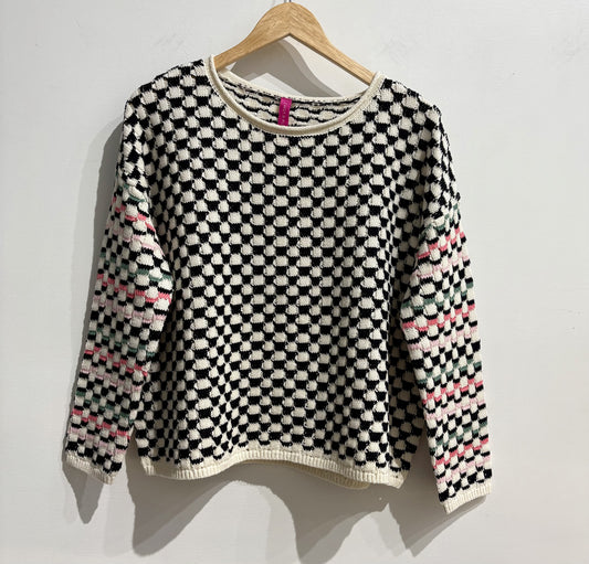 ZP7452U Checked Sweater