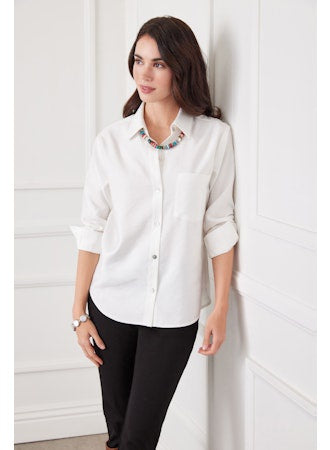 Ruched Sleeve Shirt