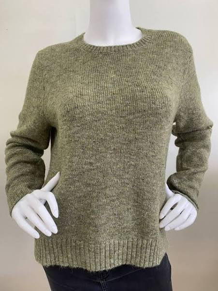 Tweed Moss Sweater