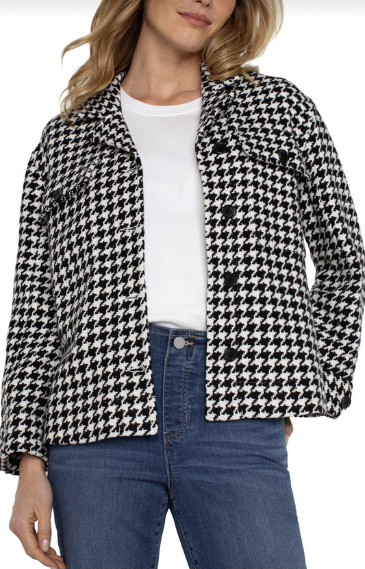 boxy shacket w side slits