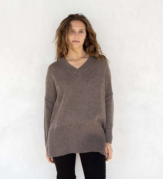 Montauk V Neck Sweater OS