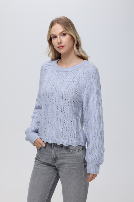 ATHENA CROCHET PULLOVER