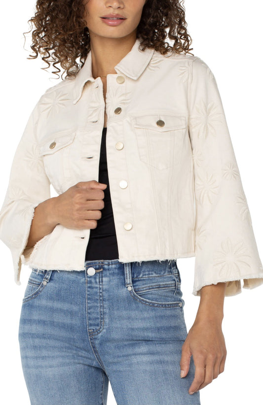 Wide Sleeve Jacket Ecrue