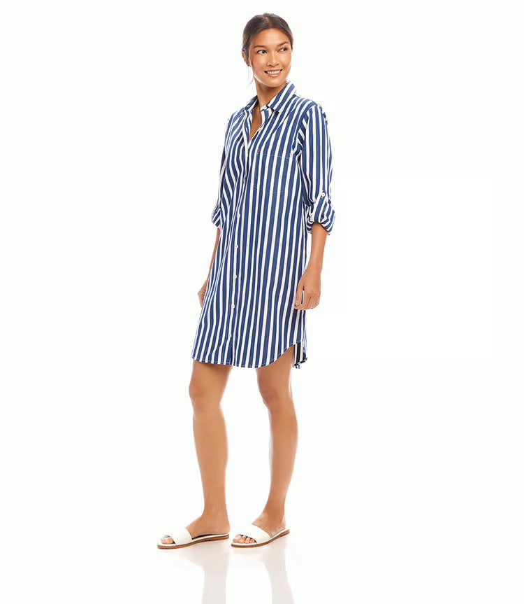 Stripe Shirt Dress