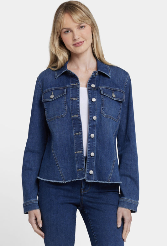 Frayed Denim Jacket Rio Rapids