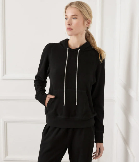 Rhinestone Drawstring Hoodie