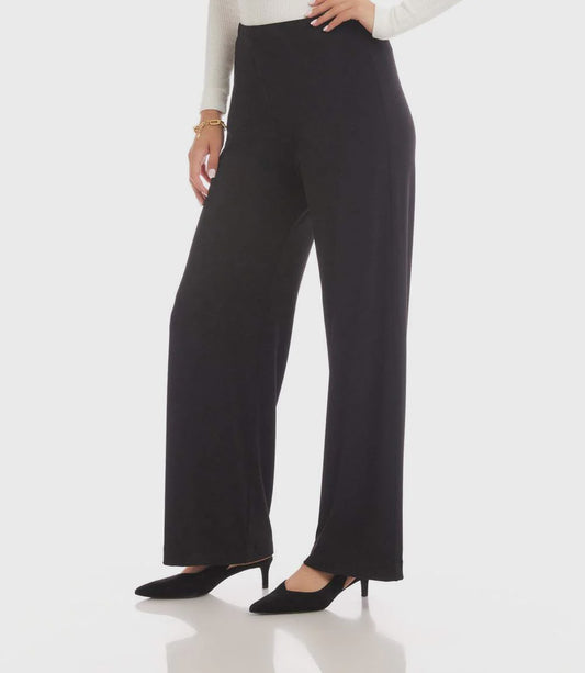 Travel Jersey Wide Leg Pants