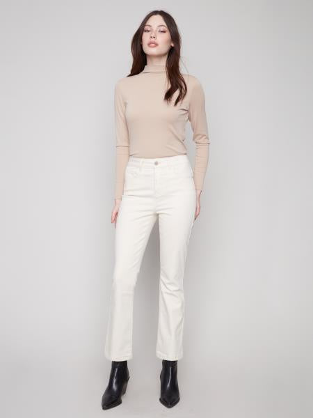 Bootcut Stretch Twill Pants