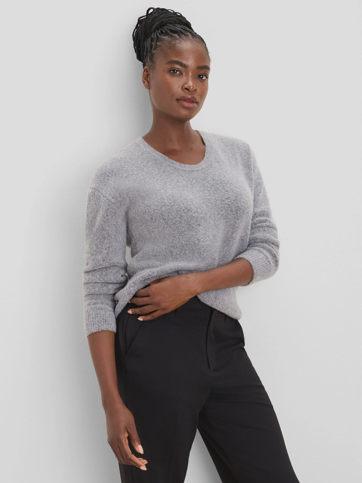 Slouchy Scoop Sweater, Orion