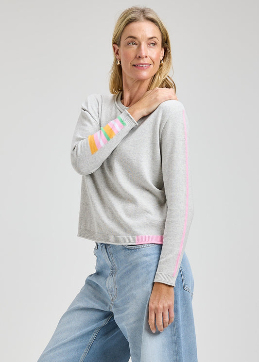 Roll Trim Sweater