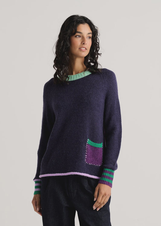 Studio Pop Sweater - Navy