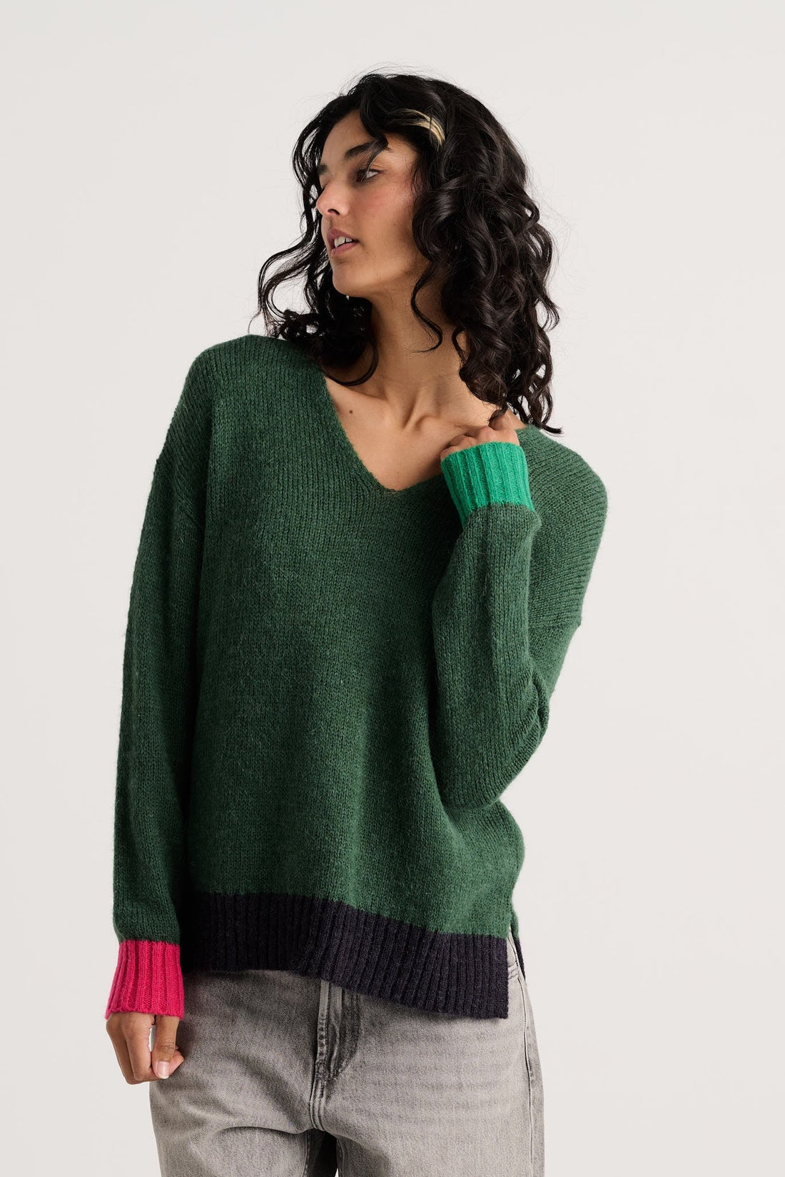 Casual Luxe V-Neck Sweater