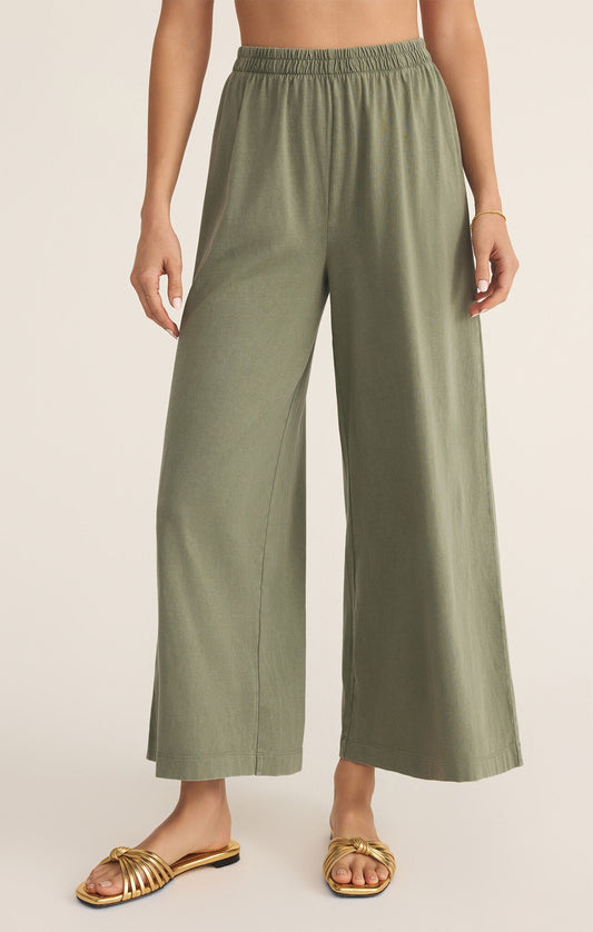 Scout Jersey Avocado Flare Pant