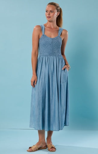 DENIM SARAH DRESS