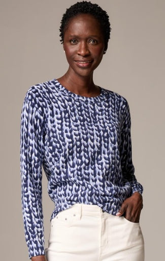 KNIT STITCH PURE COTTON SWEATER