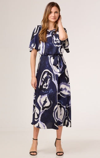 WATERCOLOR VINES BROOKE DRESS