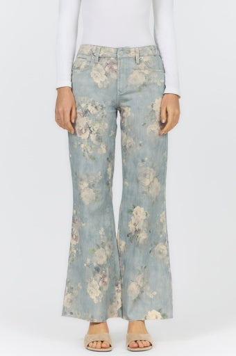 Micah Wide Leg, Sea Glass Garden