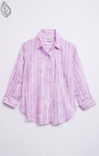 Sale!WATERCOLOR STRIPE GIRLFRIEND SHIRT