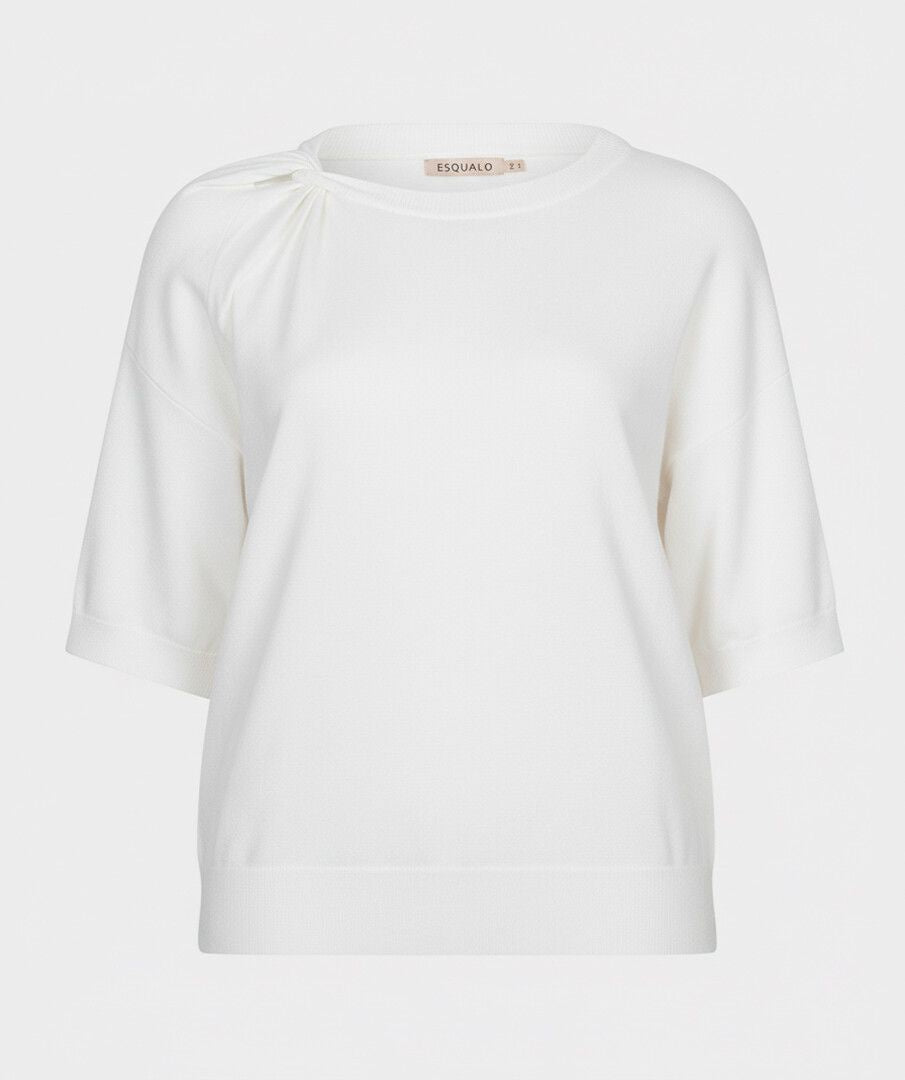 Sweater with Sleeve Twist
