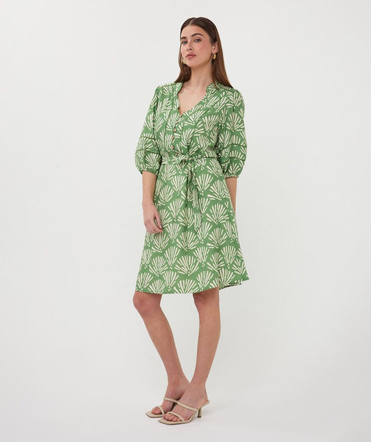 Tropical Print Dress